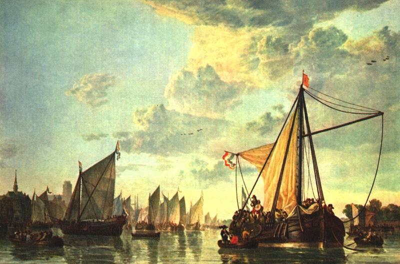 CUYP, Aelbert The Maas at Dordrecht  sdf china oil painting image
